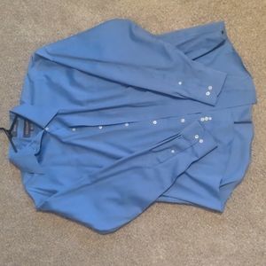 Men's Blue button up dress shirt